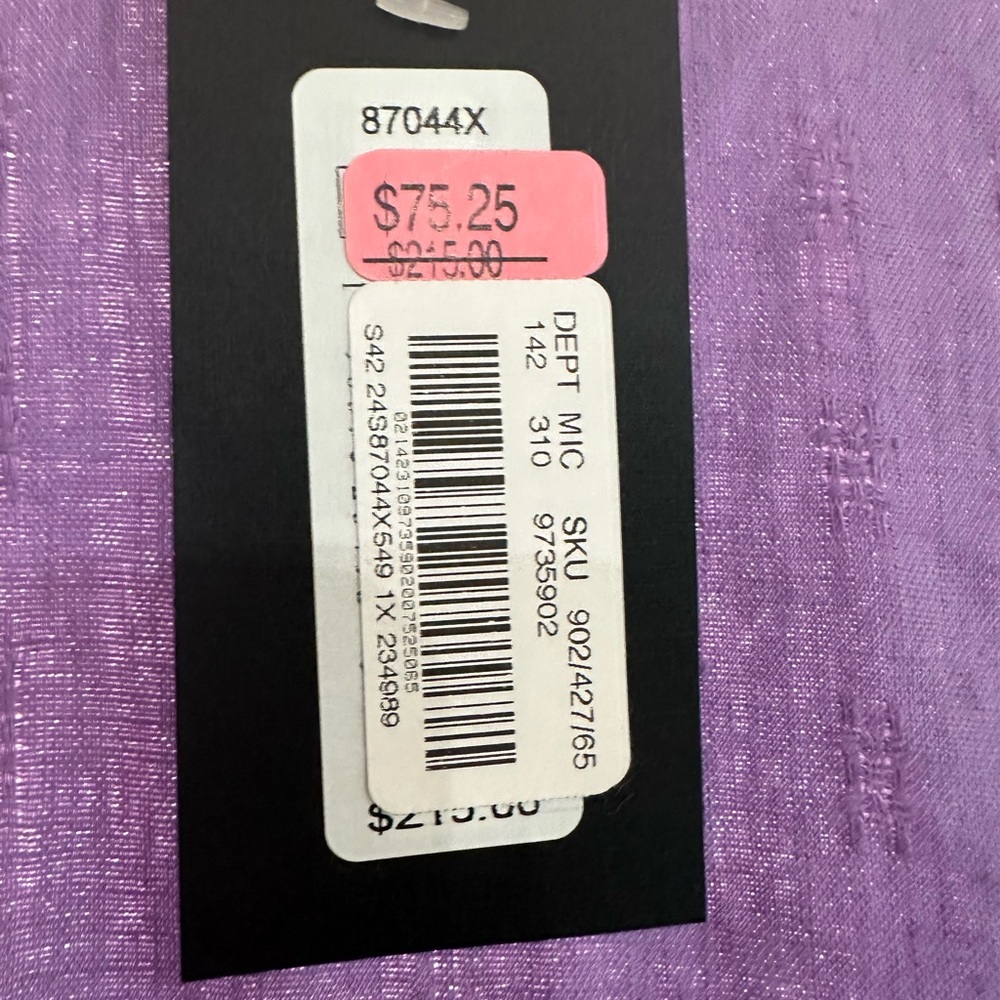 Bryn Walker Lavender Dress - Picture 5 of 7